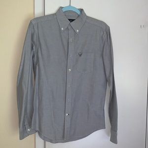 American Eagle Solid Gray Flannel